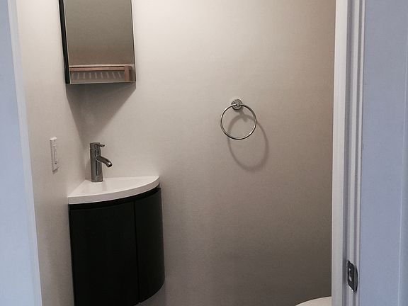 1/2 bath off living room