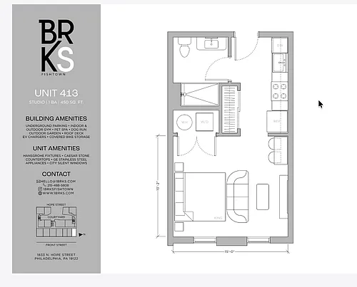 Floor plan Studio