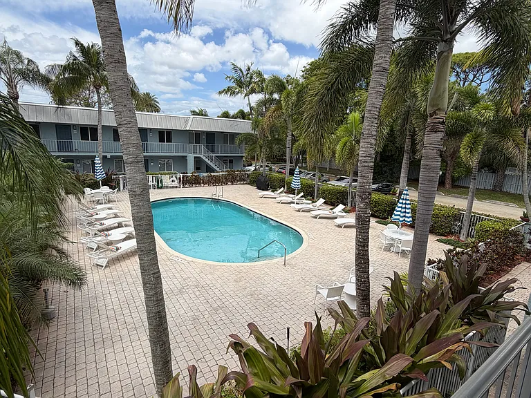 Pool View from outside unit
