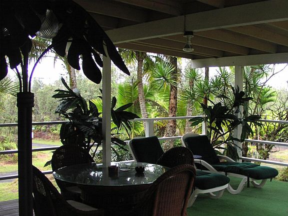 Relaxing large covered lanai-