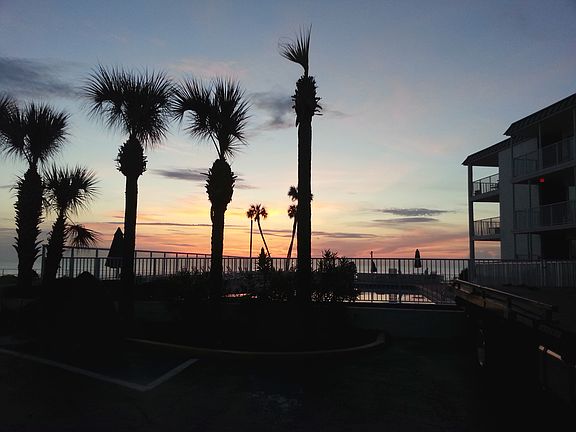 Sunrise from the door