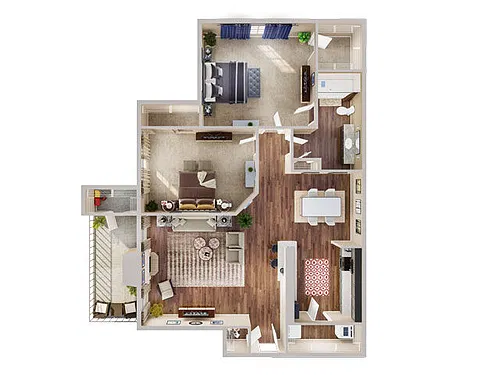 Floor plan Moss Lake