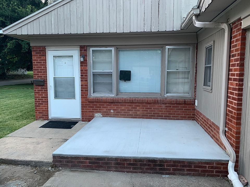 Front door and new patio