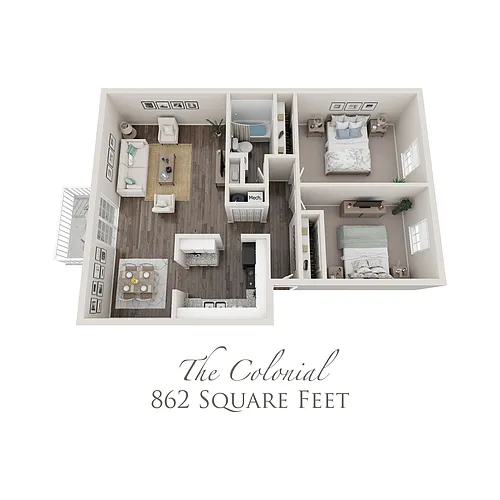 Floor plan The Colonial