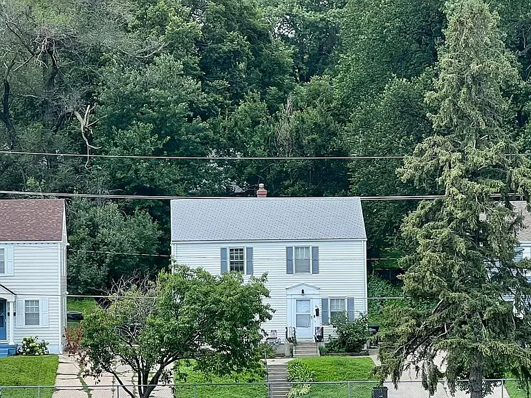 The duplex is on the left side