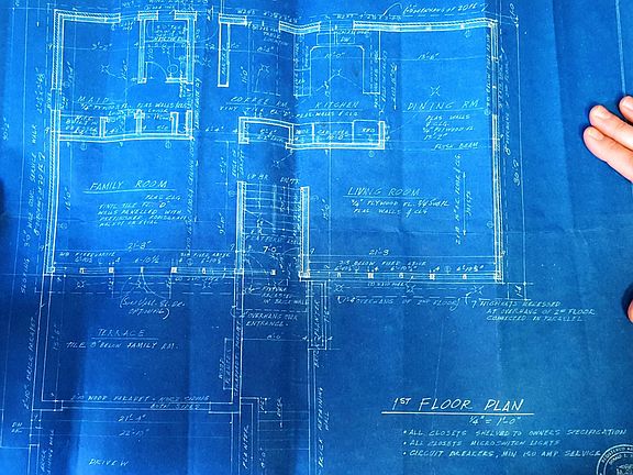 Main Floor Blueprint