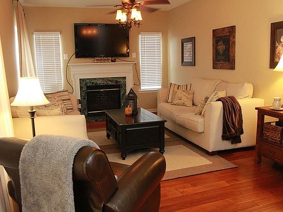 Warm & inviting family room