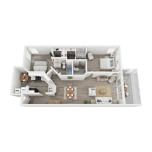 Floor plan 2 Bedroom Premium