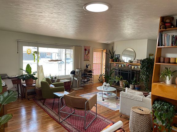 Living room, main level. (solar tube)