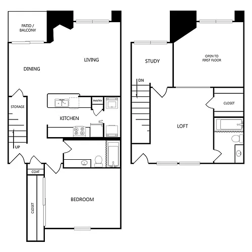 Floor plan B1TH