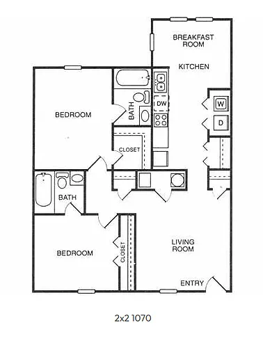 Floor plan The 1070