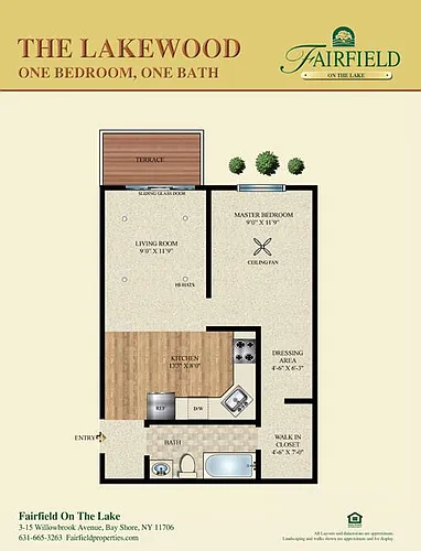 Floor plan The Lakewood