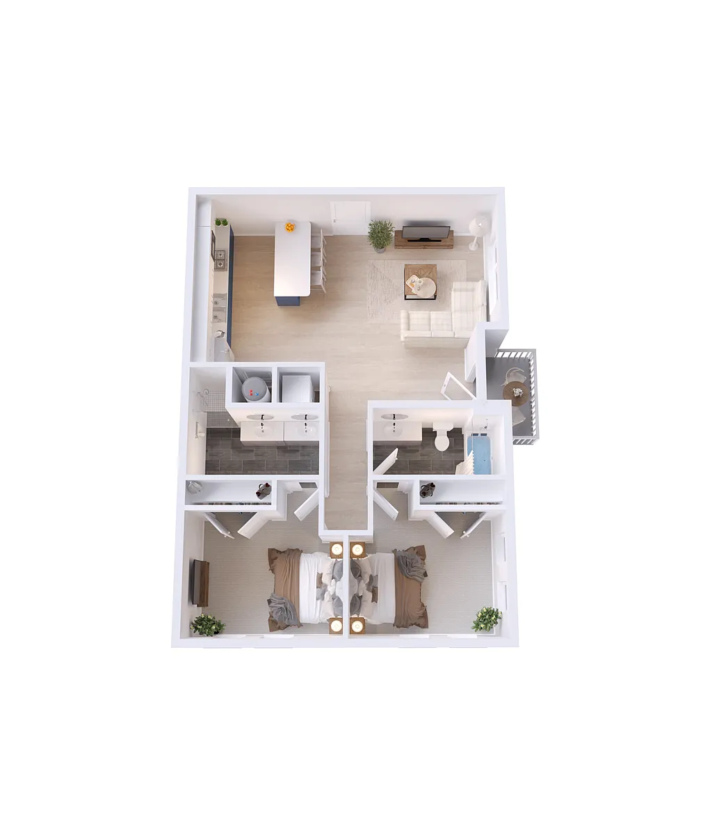 Floor plan B8
