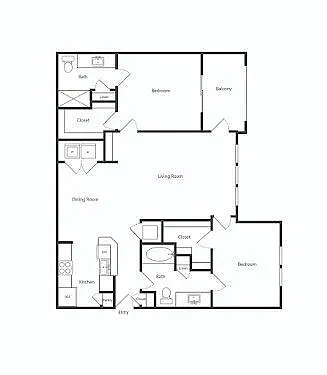 Floor plan 2C