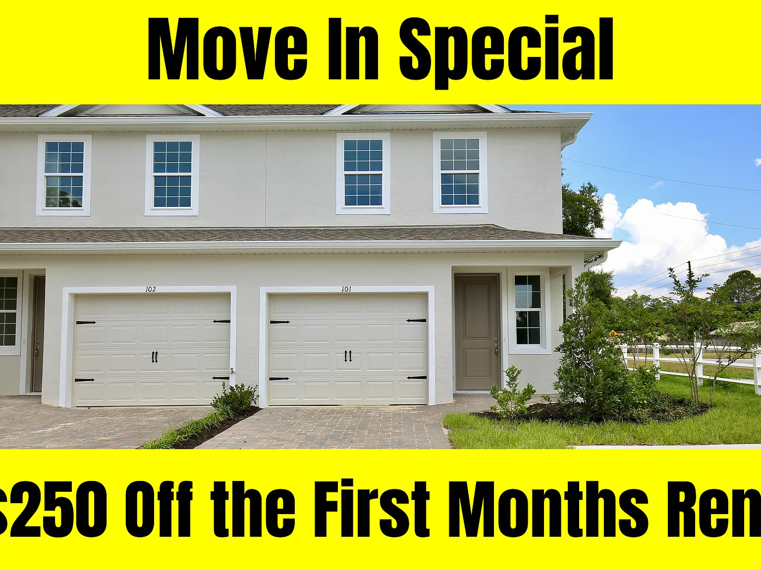 $250 off your first FULL months rent* Does not apply to prorated rent if move in after the 1st — Photo 2