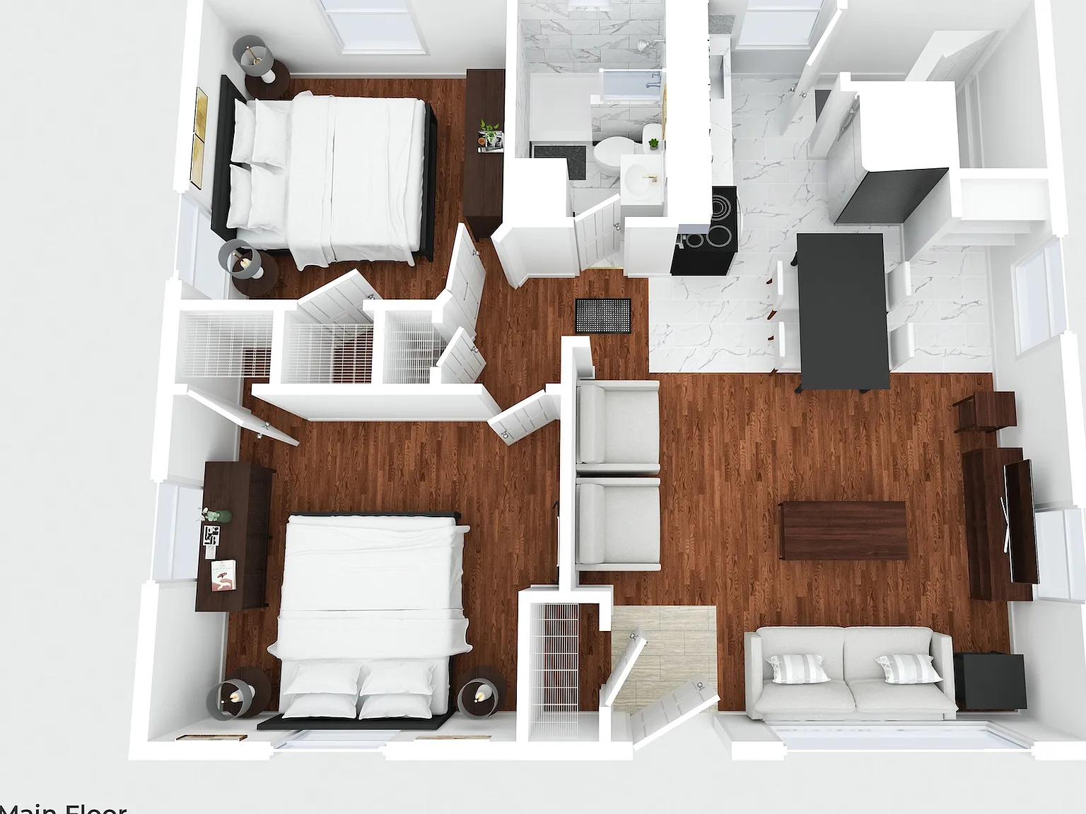 3 bed, 1010 sqft, $3,600 — Photo 3