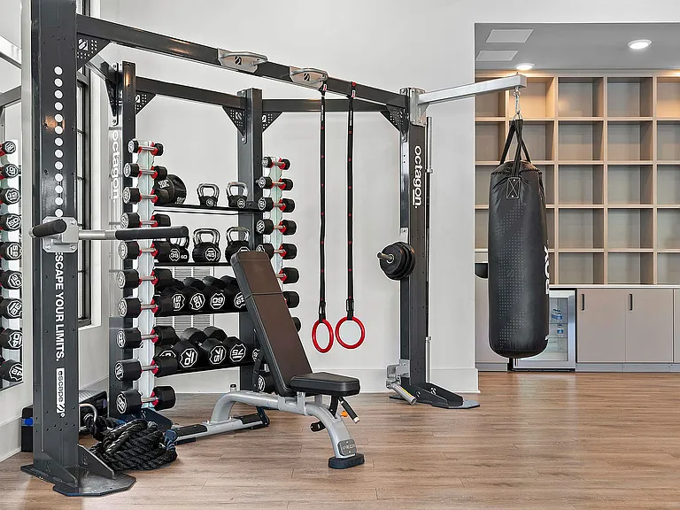 Stay fit in style with our state-of-the-art apartment gym.