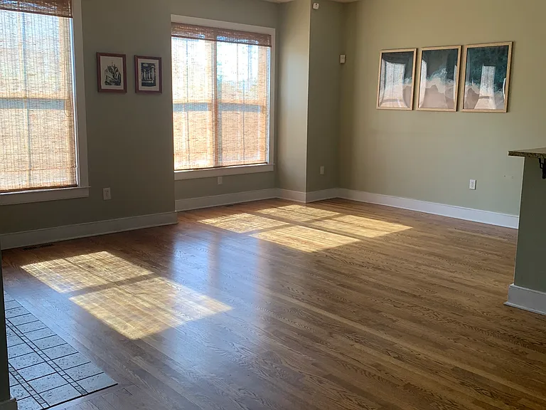 kitchen / dining / living space