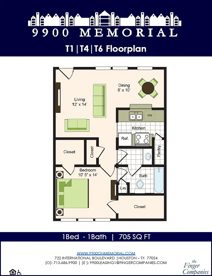 Floor plan T1-T4-T6