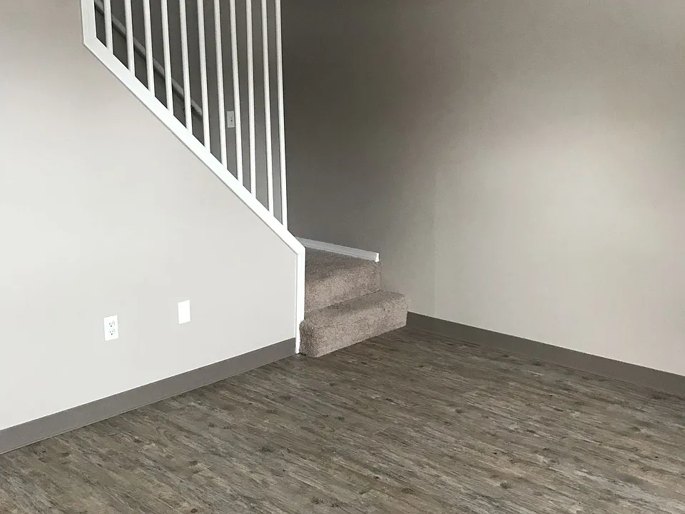Spacious apartment living room