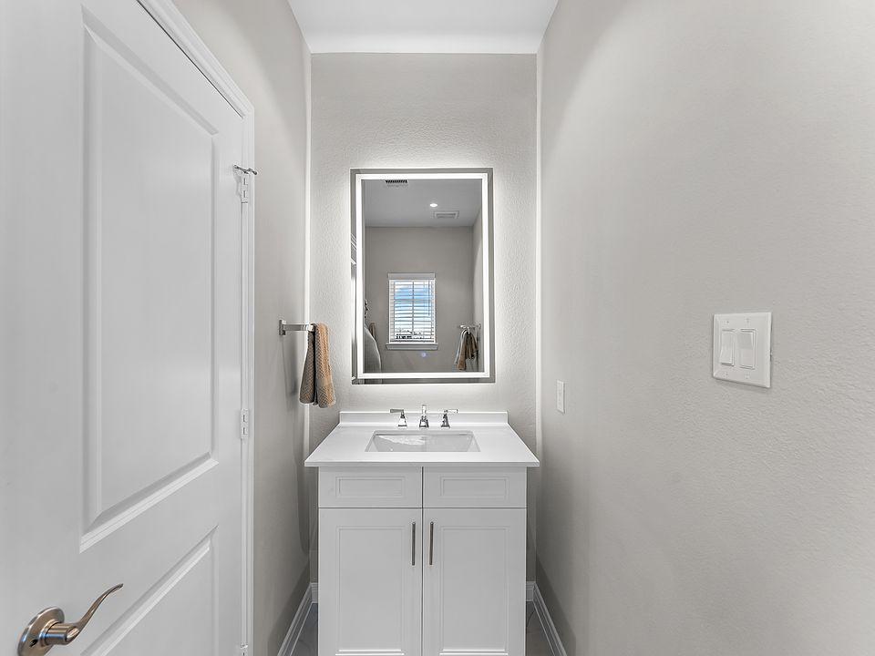 Phase II | Downstairs Half Bathroom with LED Backlight Mirror (Plan 4201)