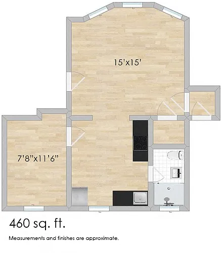 Floor plan 107 S. Taylor