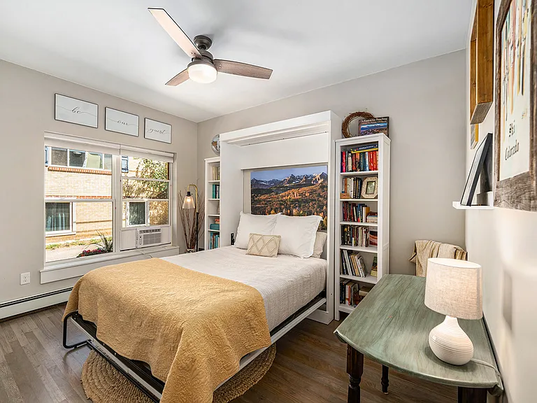 Downstairs bedroom #2 with Murphy bed