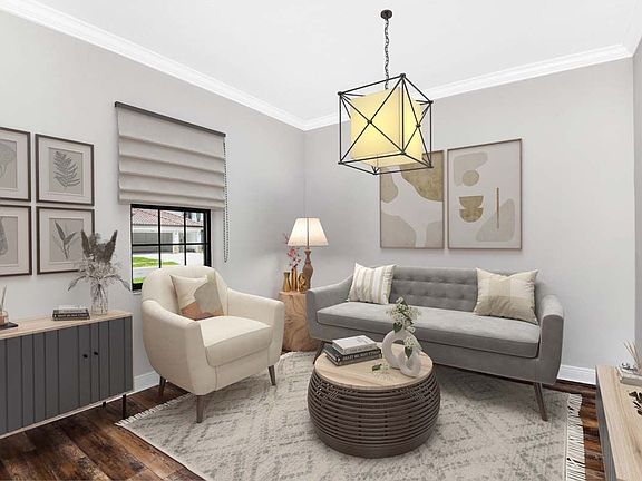 Carlingford new construction home plan living room by William Ryan Homes Tampa