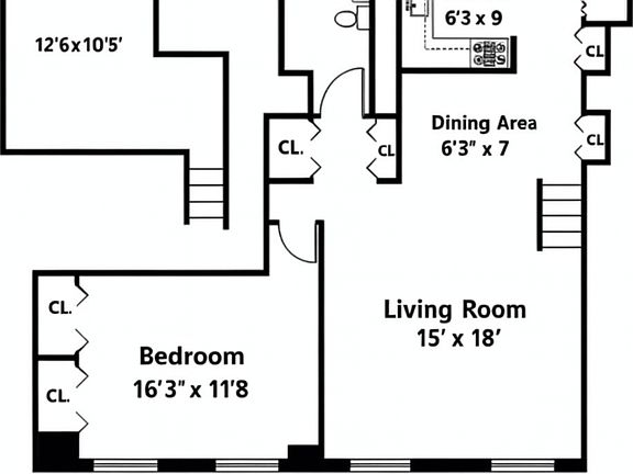 2nd image of 250 Mercer St APT D403