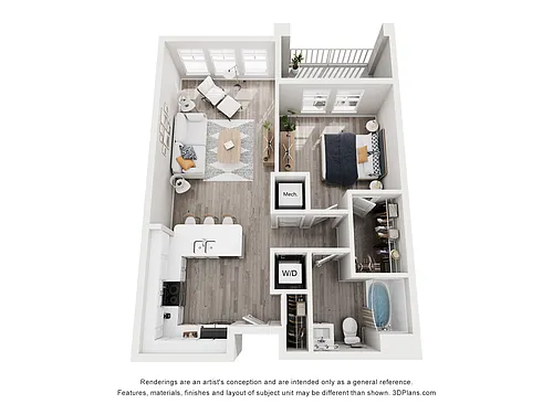 Floor plan A1CR