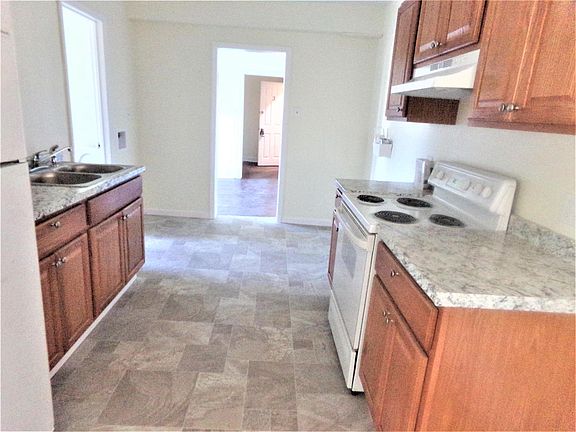 kitchen looking toward entry hallway