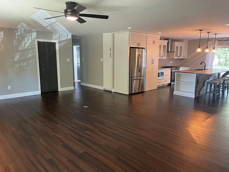Family room view from corner. House not furnished.