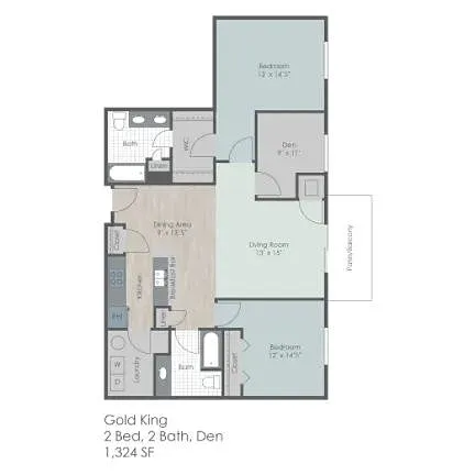 Floor plan Gold King