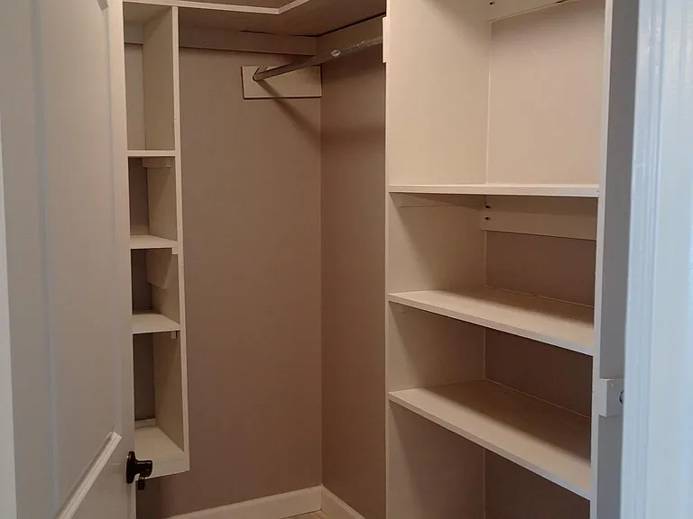 Master walk in closet