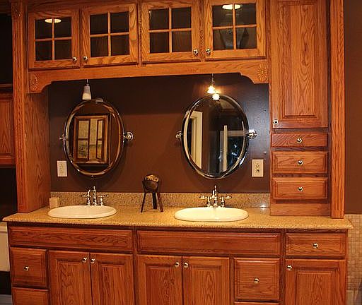 Double vanity in master bath