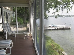 Sited right on the waters edge