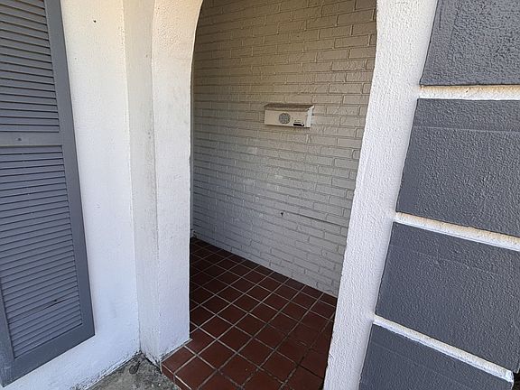 Front of unit outside