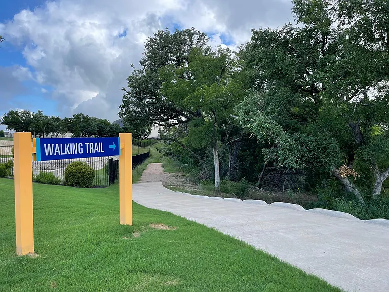 Walking Trail next to backyard