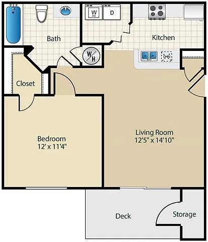 Floor plan Aspen Renovated