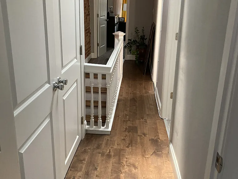Landing on second floor.