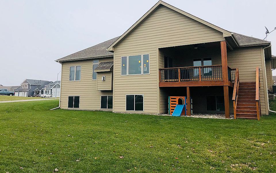 Large covered deck
