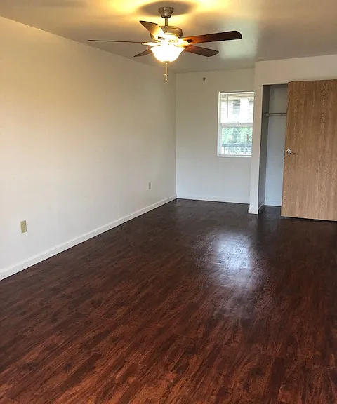 The Waterfront Apartments at Kahului bedroom with closet