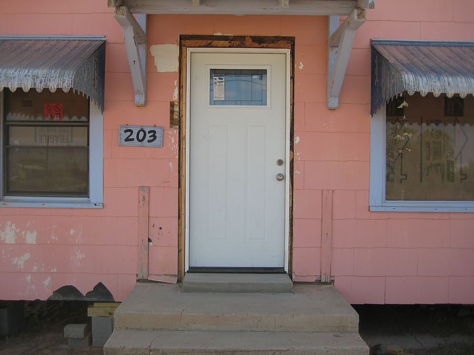 Front new steel door