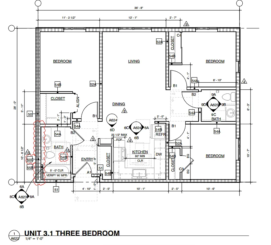 Floor plan 3 Bed