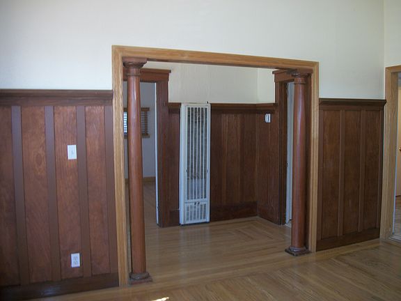 Living Room with Columns