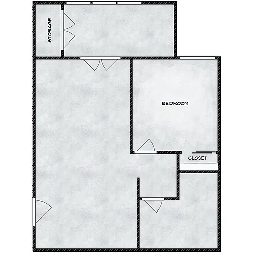 Floor plan 1 Bedroom