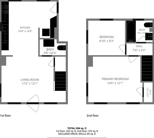 Floor Plan 1st + 2nd Floor