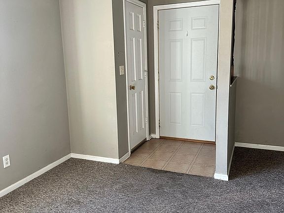 Entryway and closet