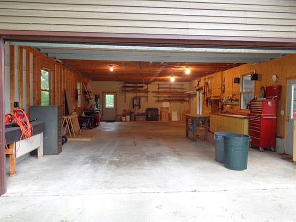 Interior of detached garage 24x42.