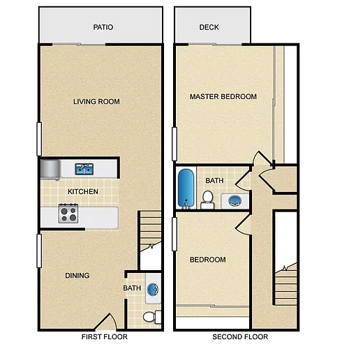 Floor plan TOWNHOUSE 1